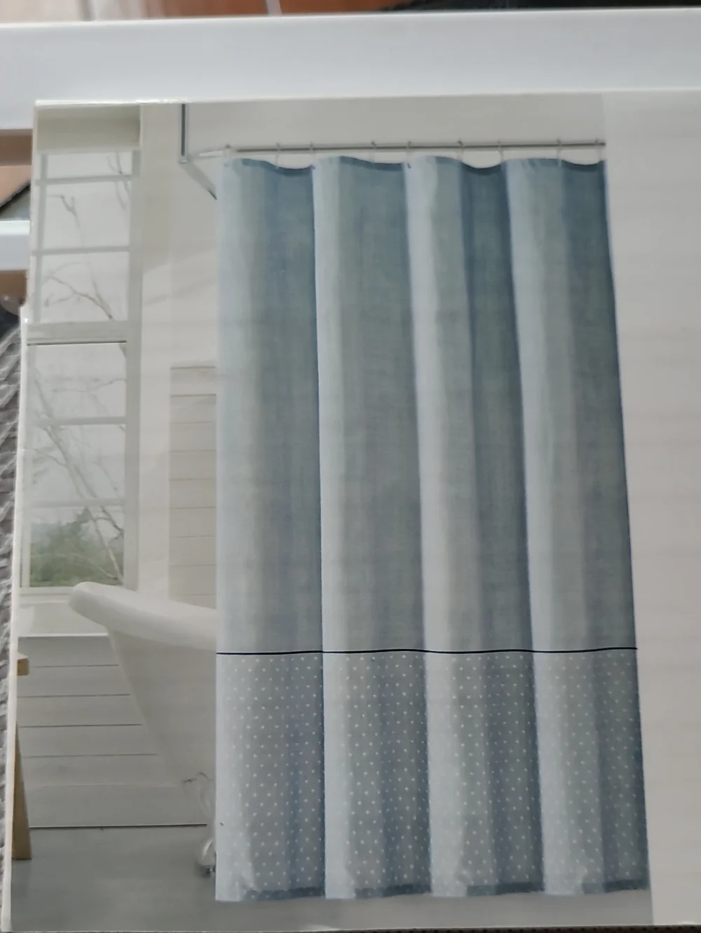 Tommy Hilfiger Hudson River Stars Shower Curtain